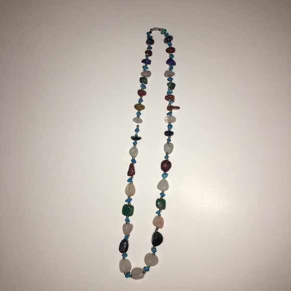 Sold! Multi-colored Gemstone ๐ Necklace - Picture 6 of 6